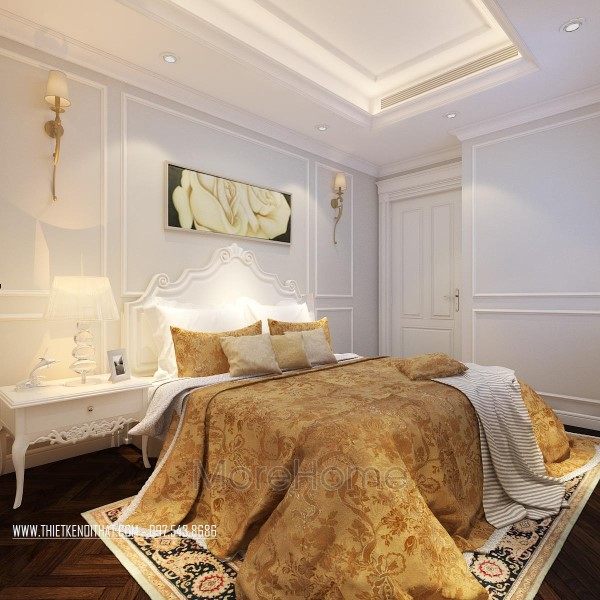 Thiết kế nội thất phòng ngủ chung cư Hei Tower